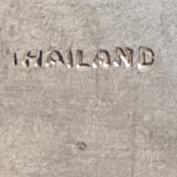 Hand Forged Cutlery Set (set of 5) Silver-tone Twisted Handles Antique - Picture 4 of 4